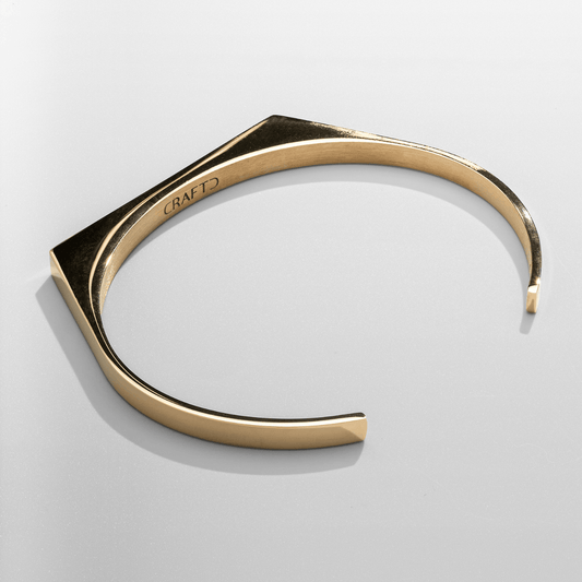 RECTANGLE BANGLE 5MM (GOLD)